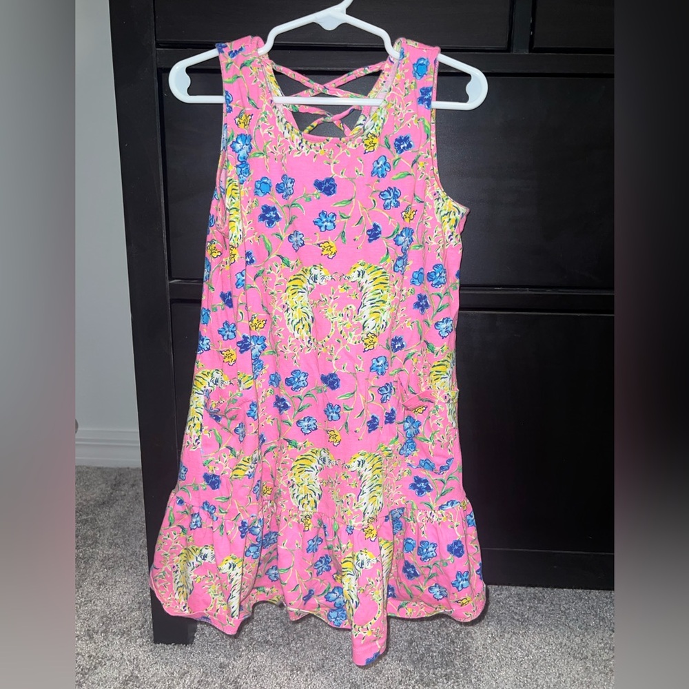 Girls Lilly Pulitzer Tiger Kristen Dress - SZ M